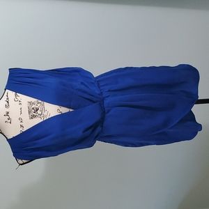 Royal Blue Mini Dress